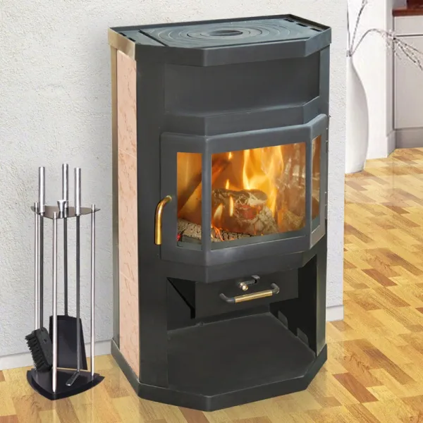 Печь-камин ОКА с плитой, СТ