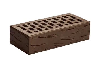 Кирпич керамический пустотелый одинарный (Шоколад Антик) (250*120*65)