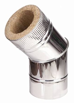 Отвод 200 45 гр. AISI 430, 0.5 мм